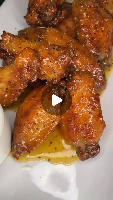 ROAD TO 50K 🔥 | DM FOR PROMOTIONS on Instagram: "Honey Lemon Pepper Wings 🍋🍯🤤  Video cred: @theremixkitchen_   #fyp #viral #explore #cooking #foryoupage #reels #foodie #foodporn #foodielife #yummy #hungry #foodgasm #instafood #delicious #foodlover #foodoftheday #foodgram #lemonpepper #lemonpepperwings #honeylemonpepperwings" Honey Lemon Pepper Chicken Wings Recipe, Honey Lemon Chicken Wings, Honey Lemon Pepper Wings Air Fryer, Lemon Peper Wings, Honey Lemon Pepper Chicken, Honey Lemon Pepper Wings, Lemon Pepper Chicken Wings Recipe, Wings Video, Honey Pepper Chicken