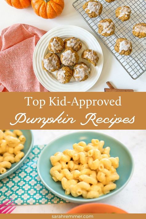 The Best Pumpkin Recipes for Kids - Sarah Remmer, RD Energy Bites Pumpkin, Pumpkin Recipes For Kids, Pumpkin Recipes Kids, Pumpkin Energy Bites, Best Pumpkin Recipes, Muffins Pumpkin, Pumpkin Spice Waffles, Cookies Pumpkin, Pumpkin Pie Cookies