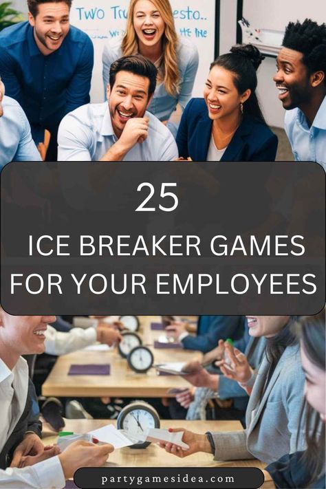 Ice Breaker Games For Employees have become a crucial tool for fostering a positive and productive workplace. Office Ice Breakers, Games For Employees, Office Icebreakers, Fun Office Games, Team Building Icebreakers, Ice Breaker Games For Adults, Games Ideas For Adults, Team Building Challenges, Human Bingo