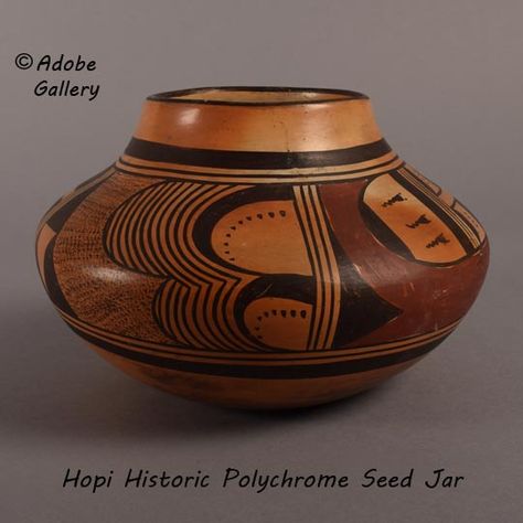 Historic Pottery, Hopi Pottery, Native Pottery, Pueblo Pottery, Gourd Art, Early 1900s, Gourds, Santa Fe, Native American