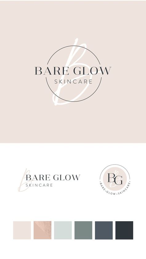 Beauty Care Logo, Skin Logo, Skincare Business, Skincare Logo, K Design, Business Branding Inspiration, Salon Logo Design, Decor Logo, Beauty Salon Logo