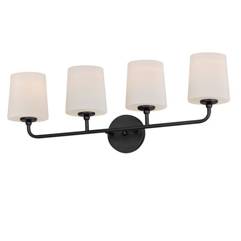 Bristol 4-Light Bath Vanity Black Bath, Transitional Bathroom Vanities, Maxim Lighting, Traditional Fabric, Bath Vanity Lighting, Commercial Lighting, Wall Fixtures, Light Installation, Understated Elegance