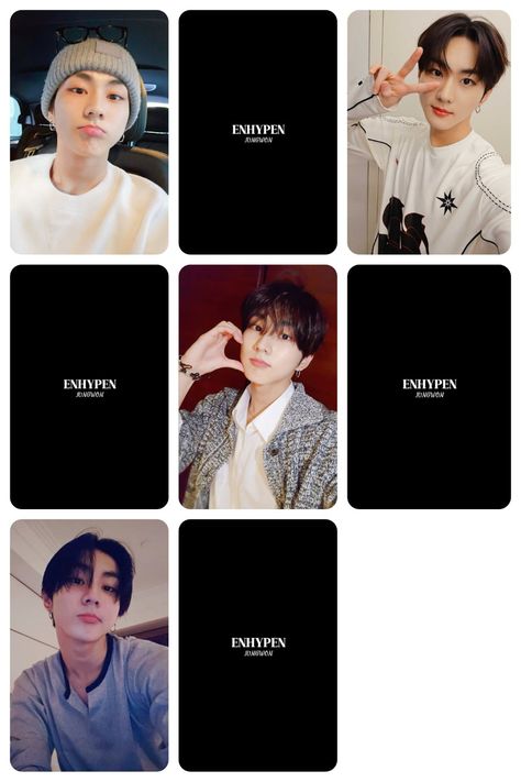 Jungwon Pc Template, Photocards Kpop, Kpop Ideas, Photocard Template, Photo Card Template, Easy Paper Crafts Diy, Easy Paper Crafts, Wall Decorations, Photo Card