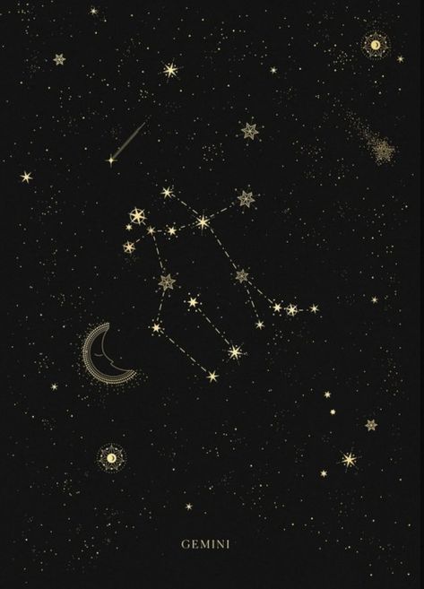 Gemini Constellation Aesthetic, Gemini Drawings, Constellations Aesthetic, Gemini Zodiac Constellation, Gemini Wallpaper, Constellation Dress, Pisces Tattoo Designs, Gemini Constellation, Pisces Tattoos