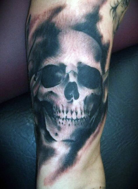 The 110 Best Skull Tattoos for Men | Improb Skull Tattoo Designs, Horror Tattoos, Black Skull Tattoo, Skull Sleeve Tattoos, Skull Sleeve, Rabbit Tattoos, Skeleton Hand Tattoo, Cool Tattoos For Guys, Skull Tattoo Design