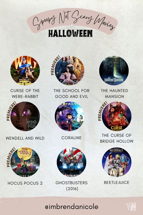 List for 2022 new and old movies to watch that are family friendly. Old Movies To Watch, Scary Halloween Movies, Hocus Pocus 2, Best Movies, Halloween Movies, Old Movies, Ghostbusters, Scary Movies, Coraline