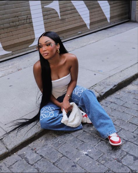 Aaliyah Jay Outfits, Aliyah Jay, Aaliyah Jay, Baddies Outfits, Black Success, Date Night Looks, Dope Fits, Easy Outfits, Fashion Mood Board