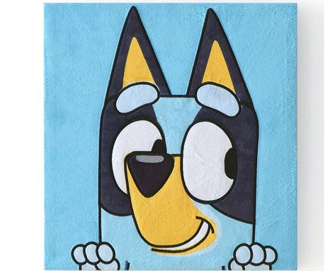 Goofy Painting, Bluey Plush, Sellable Crafts, Sunset Canvas Painting, Disney Canvas Art, Kids Canvas Art, Fort Wilderness, Disney Canvas, Acrylic Art Projects