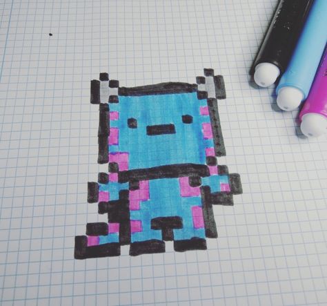 Sully Pixel Art, Sully Perler Beads, Sullivan Y Boo, Perler Charms, Square Drawing, Hamma Beads Ideas, Hamma Beads, Beads Ideas, Monster University