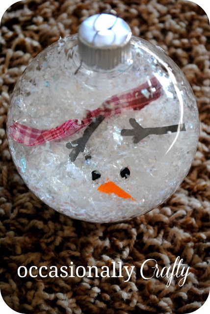 Melted Snowman Ornament | Occasionally Crafty: Melted Snowman Ornament Melted Snowman Ornament, Diy Snowman Ornaments, Melted Snowman, Diy Snowman, Snowman Ornament, Ornament Tutorial, Snowman Crafts, Christmas Ornaments Homemade, Snowman Ornaments