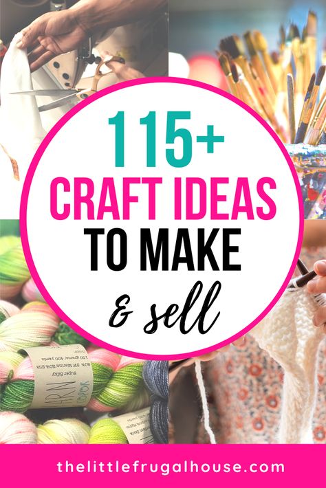 115+ Craft Ideas to Make and Sell - The Little Frugal House Soap Basket, Profitable Crafts, Selling Crafts, Easy Crafts To Sell, Business Course, Handmade Stuffed Animals, Text Overlay, Crafts To Make And Sell, Craft Classes