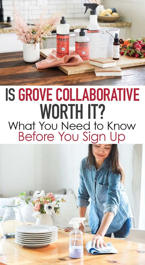 Is Grove Collaborative Worth It? What You Need to Know Natural Home Cleaning, Grove Collaborative, Natural Cleaning Solutions, Super Cool Stuff, Thrifty Diy, Natural Homes, Mom Life Hacks, Dish Soap Dispenser, Organized Life