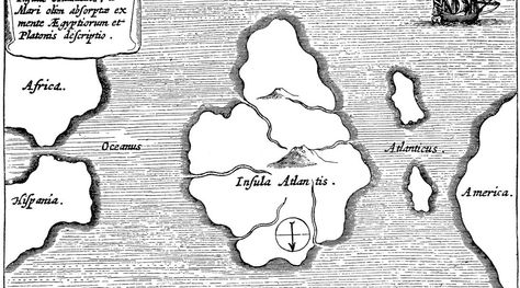 How the imaginary island of Atlantis was mapped? Mysterious Places On Earth, Emerald Tablets Of Thoth, Pillars Of Hercules, Nicolas Flamel, Lost City Of Atlantis, Bermuda Triangle, Stargate Atlantis, Mysterious Places, Ancient Origins