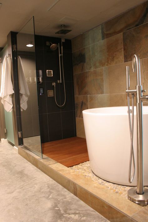 Japanese Soaking Tub Shower Combo, Small Soaking Tub, Soaking Tub Shower Combo, Japanese Bathtub, Bathtub Ideas, Japanese Soaking Tubs, Ranch Remodel, Space Saving Bathroom, Small Tub