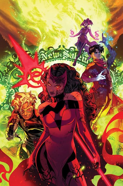 Carnival Fun House, Russell Dauterman, Wiccan Marvel, Scarlet Witch Comic, The Scarlet Witch, Family Comes First, Chaos Magic, Scarlet Witch Marvel, Fun House