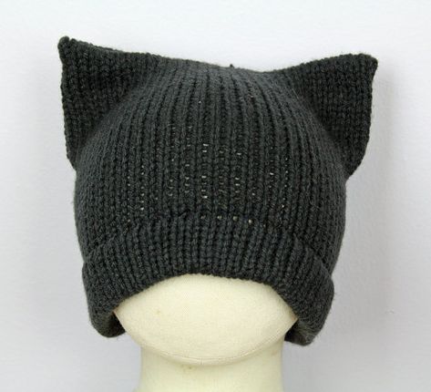 Alt Hats, Cat Aesthetic Outfit, Grunge Hats, Cool Hats For Men, Men's Beanie, March On Washington, Cap For Men, Ear Hats, Black Accessories