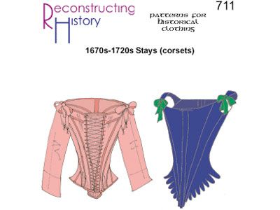 Reconstructing History: 1670s-1720s Stays Pattern - More Details 17th Century Stays, Stays Pattern, Pirate Corset, Golden Age Of Piracy, Museum Of London, Historical Costuming, Corset Sewing Pattern, Century Dress, Corset Pattern