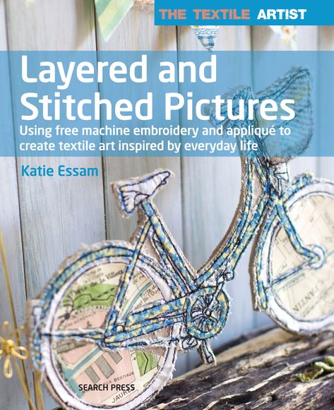 A modern source of fun and innovative inspiration for any textile artist, built on the everyday world around you. Freehand Machine Embroidery, Applique Art, Applique Work, Stitch Pictures, Free Motion Embroidery, Beach Huts, Embroidery Book, Thread Painting, Innovative Ideas