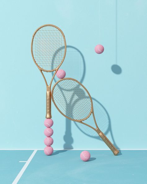 Tennis on Behance Tennis Wallpaper, Tennis Photography, Tennis Pictures, Tennis Art, Tennis Racquets, Deco Nature, Racquets, Tennis Fashion, Picture Collage Wall