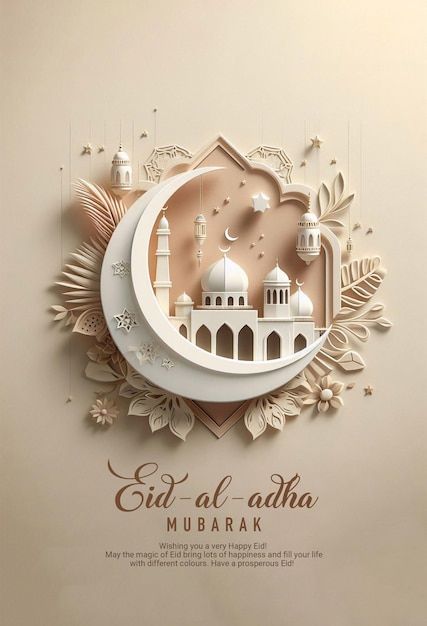 Islamic eid al adha concept poster desig... | Premium Psd #Freepik #psd #eid-moon #adha #eid-mubarak #eid-mubarak-poster Ide Mubarak, Poster Design Islamic, Concept Poster Design, Arabic Background, Eid Mubarak Wishes Images, Deadpool Poster, Calligraphy Borders, Eid Wishes, Eid Mubarak Wallpaper