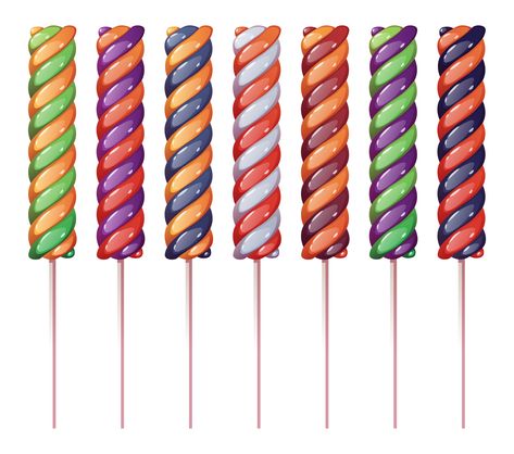 Download the Sweet lollipops with Halloween striped pattern, twisted hard sugar candies on wooden stick. Set of twisted lollipops isolated on white background. 23908109 royalty-free Vector from Vecteezy for your project and explore over a million other vectors, icons and clipart graphics! Swirl Lollipop, Swirl Lollipops, Sugar Candy, Twist Pattern, The Sweet, Lollipop, Stripes Pattern, Vector Art, Swirl