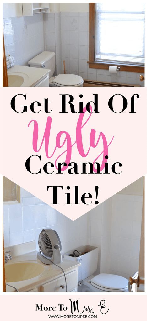 Have a bathroom with ugly old ceramic tile? Never fear! You can DIY it for under $30! Learn how to paint Paint ceramic bathroom tile!  Budget Bathroom Remodel - Replace Bathroom tile cheap! Ceramic Bathroom Tile, Bathroom Renovation Diy, Painting Bathroom Tiles, Cheap Bathroom Remodel, Ceramic Tile Bathrooms, Bathroom Showers, Budget Bathroom Remodel, New Bathroom Ideas, Renovation Diy