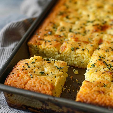 Ranch Cornbread, Fall Cornbread, Cornbread Hack, Flavored Cornbread, Light Lunch Recipes, Breakfast Casserole Muffins, Dylan Hollis, Greek Yogurt Ranch Dressing, Savory Cornbread