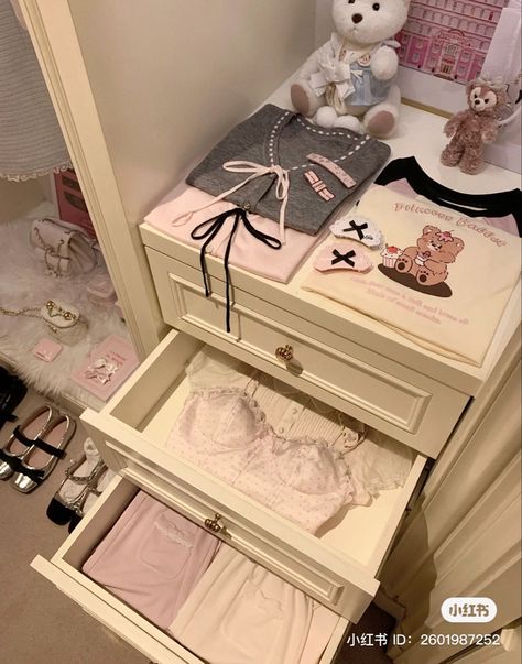 Coquette Room Closet, Coquette Room Organization, Coquette Cabinet, Coquette Drawer, Coquette Walk In Closet, Coquette Organization, Coquette Shelf, Coquette Closet, Coquette Desk