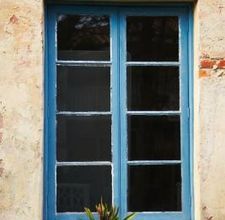 DIY casement windows. Maybe for the porch? Cover Wood Paneling, Paneling Ideas, Stucco Siding, Painted Branches, Casement Window, Shingle Siding, Stucco Walls, Window Repair, Diy Window