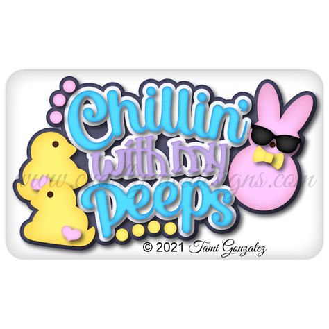 Peeps Art, Peep Outline, Peeps Outline, Chillin With My Peeps, Peeps Svg File Free, Red White And Boom, Easter Treat Box, Christmas Pickle, Reindeer Names