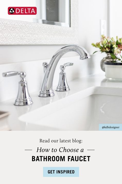 There’s a lot of factors to think about when choosing a bathroom faucet. Is easy cleanup a priority? If so, our Lumicoat™ Finishes could be a great solution for you. Learn more about what to consider in our latest blog. Bathroom Plumbing Fixtures, Best Bathroom Faucets, Moen Kitchen Faucet, Bathroom Faucets Chrome, Bathroom Dimensions, Timeless Bathroom, Chrome Faucet, Classic Bathroom, Chrome Bathroom