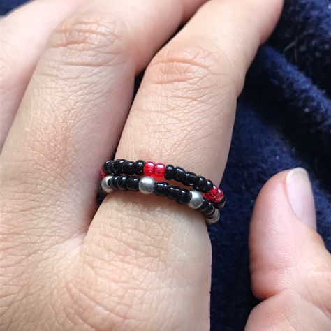 #straykids #beads #ring #felix #jewelry Kpop Jewelry Beads, Felix Beads Bracelet, Straykids Jewelry, Felix Jewelry, Kpop Rings, Felix Bracelet, Stray Kids Jewelry, Kpop Accessories, Kawaii Bracelet