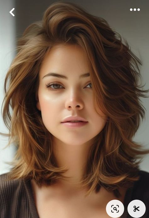 Beautiful Layered Haircuts, Shoulder Length Hair Styles With Layers, Over The Shoulder Haircut With Layers, Haircut With Layers Medium Length, French Hairstyles For Women Over 50, Short Hair Feather Cut, Feather Cut Short Hair, Layer Cut Medium Hair, Short Layers For Medium Length Hair