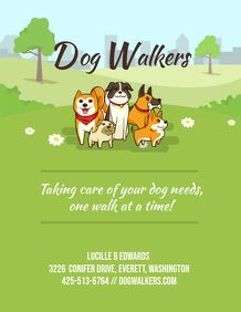 470+ Dog Walker Customizable Design Templates | PosterMyWall Dog Walking Poster Ideas, Kendall Dog, Pet Sitting Flyer, Dog Walker Flyer, Dog Walking Flyer, Pet Sitting Business, Dog Walking Services, Dog Walking Business, Dog Business