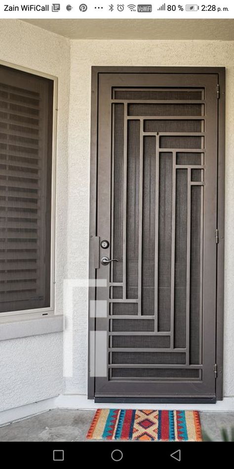 Grill Door Design Front Entry, Painted Door Designs, Mediterranean Door, Modern Door Designs, Scandinavian Door, Sliding Door Designs, Glass Door Designs, Geometric Door, Barn Door Ideas