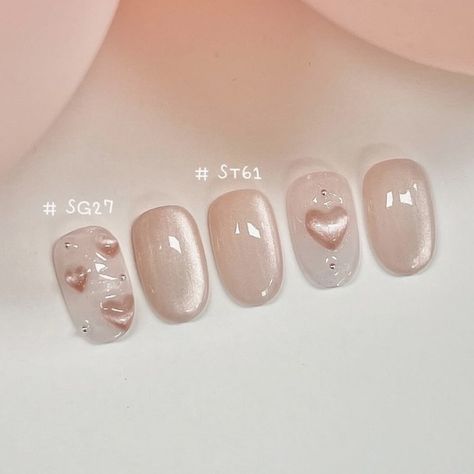 Asian Acrylic Nails, November Nails Fall Short, Minimalist Christmas Nails, Nails Fall Short, Nails Korean Style, Korean Style Nails, Nail Art Japanese, Cute Thanksgiving Nails, Nails Asian