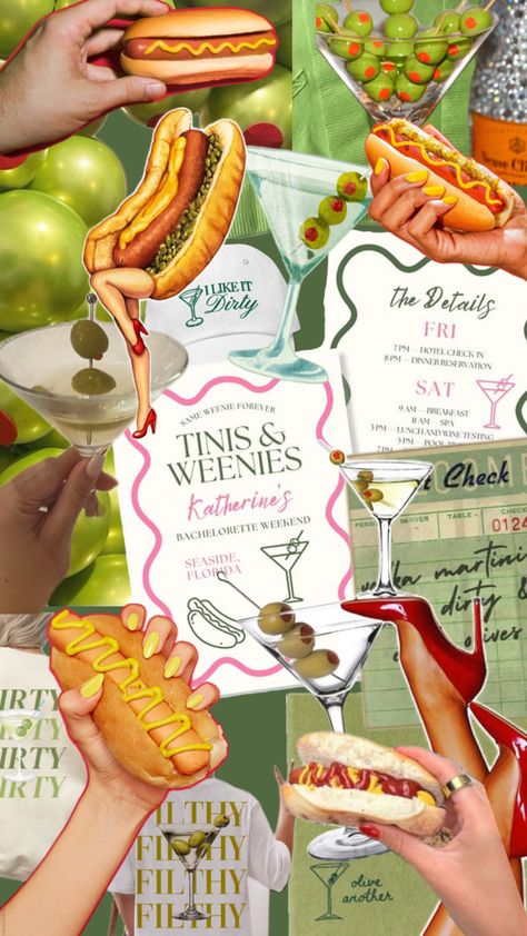 Martinis and Weenies Party 'tinis And Weenies Party, Tinis And Weenies Bachelorette Party, Martinis And Weenies Bachelorette, Martini And Weenie Party, 'tinis And Weenies, Weenies And Martinis Party, Martini Bachelorette Party Theme, Tini And Weenie Party, Weenies And Martinis