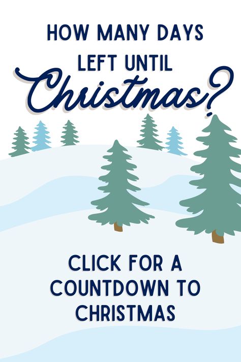 Want to know how many days until Christmas? Check out our Countdown to Christmas timer where we track how many days are left 'til Christmas. 19 Days Until Christmas, How Many Days Till Christmas 2023, How Many Days Until Christmas, Days To Christmas Countdown, 100 Days Until Christmas, Christmas Timer, Weeks Until Christmas, Christmas Learning, Meaningful Christmas