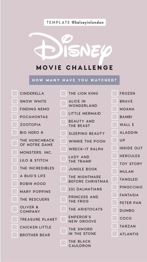 Disney Movie Challenge, Disney Original Movies, Movie Challenge, Disney Movies List, Bahasa Jepun, Movies To Watch Teenagers, Movie Hacks, Netflix Movies To Watch, Film Netflix