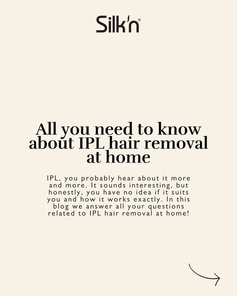 IPL, you probably hear about it more and more. It sounds interesting, but honestly, you have no idea if it suits you and how it works exactly. In this blog we answer all your questions related to IPL hair removal at home! Hair Removal At Home, At Home Hair Removal, Ipl Hair Removal, You Have No Idea, Safety Tips, Hair Removal, Suits You, How To Use, Need To Know