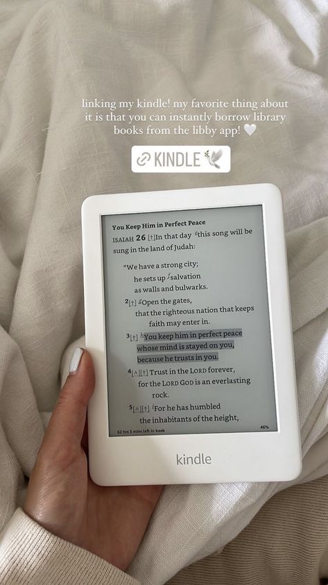 Kindle White, Kindle Bookstagram, Kindle Girlie, Kindle Aesthetic, Bookstagram Aesthetic, Goals 2024, Work Aesthetic, Vision 2024, Perfect Peace