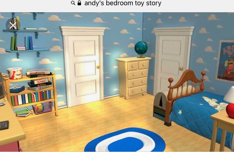 Toy Story Bedroom, Andy's Room, Toy Story Andy, Andys Room, Toy Story Room, Game Card Design, Toy Story Theme, Disney Decor, I Wallpaper