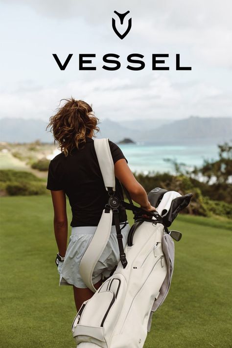 #VesselGolf #VesselBags #GolfBags #WomensGolf #WomensGolfAccessories #GolfCarryBag #GolfBrand #GolfStyle #GolfGirls Sports Campaign, Golf Images, Golf Watch, Caddy Bag, Golf Logo, Womens Golf, Jack Nicklaus, Golf Brands, Golf Gear