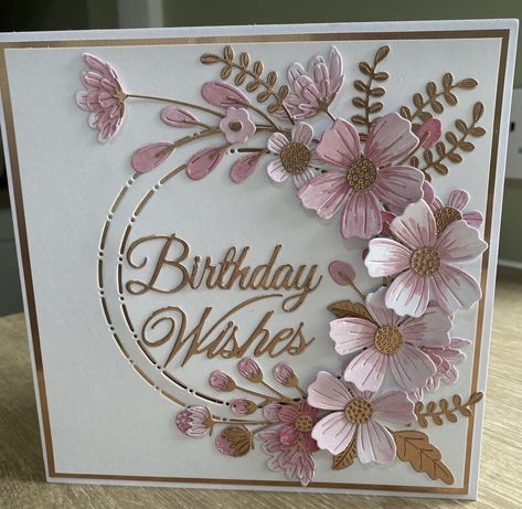 Handmade Greeting Card Designs, Birthday Card Ideas, Special Birthday Cards, Daisy Cards, Wedding Cards Handmade, Hand Made Greeting Cards, Bday Cards, Birthday Cards For Women, Embossed Cards