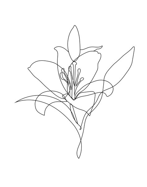 Minimalist line art tatto.  Click on the link and download fast. Flower Line Art Tattoo, One Line Drawing Flower, Minimalistic Line Art, Line Art Tattoo, One Line Tattoo, Flower Line Art, Line Art Flowers, Flower Line Drawings, Line Flower