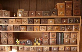 Sewing Machine Drawers 60 | by Douglas Coulter Sewing Drawers, Apothecary Table, Drawers Repurposed, Sewing Machine Drawers, Machine Storage, Sewing Machine Table, Trendy Sewing Patterns, Upcycled Dress, Sewing Cabinet