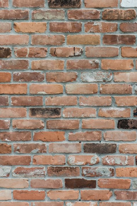 Brown Brick Wall Close-up Photography · Free Stock Photo Brown Brick Wall, Dark Wood Wallpaper, Rustic Brick Wall, Bricks Wall, Brick Wall Texture, New Mexico Homes, Red Brick Wall, Brown Brick, Close Up Photography