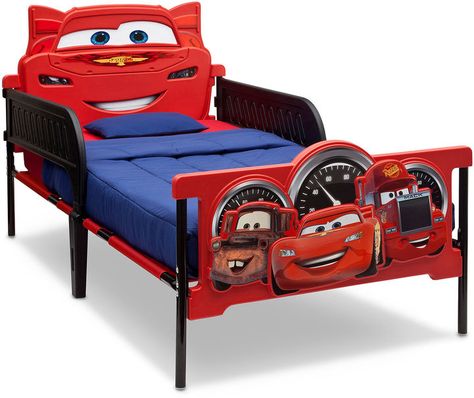 Asstd National Brand Disney Cars Twin Bed Race Car Bedroom, Car Themed Rooms, Cars Disney Pixar, Disney Bedding, Tow Mater, Toro Inoue, Car Bedroom, Cars Characters, Toddler Beds