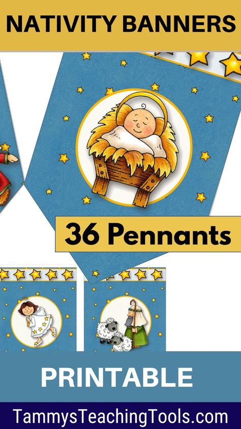 Nativity banners for kids Nativity Craft, Diy Classroom Decorations, Holiday Lessons, Elementary Classroom Decor, Winter Parties, Classroom Labels, Nativity Crafts, Diy Classroom, Holiday Books