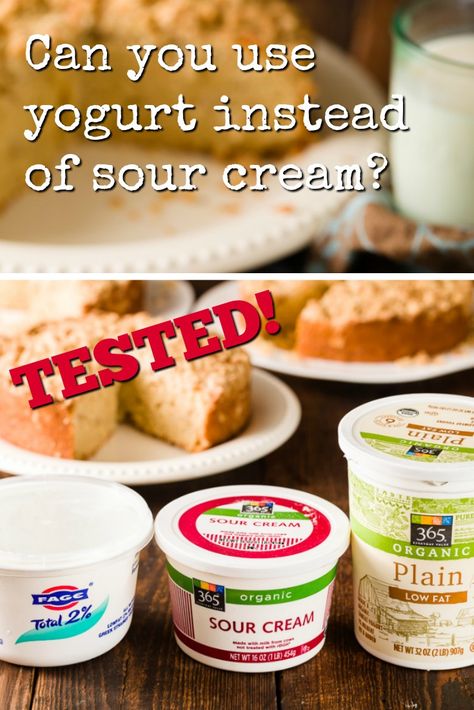 substituting yogurt for sour cream.  Could plain yogurt or even Greek yogurt work as a substitution? Or, could these even work better than sour cream?  These results could be helpful to people trying to cut calories or in cases when only one of the three ingredients is handy. Best Vanilla Cupcake Recipe, Make Sour Cream, Sour Cream Substitute, Vanilla Cupcake Recipe, Clam Recipes, Cheese Salad, Yogurt Recipes, Vanilla Yogurt, Plain Yogurt